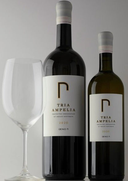 Oeno P Tria Ampelia 2021 Assyrtiko (Three single vineyards) 750ml RP 95